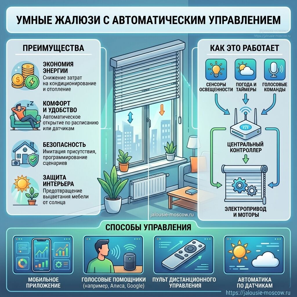 Жалюзи в системе Smart Home Интеграция жалюзи в систему умного дома