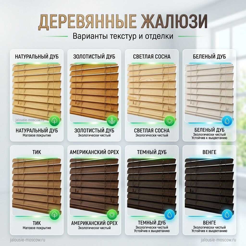 деревянные жалюзи