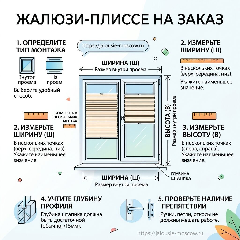 жалюзи-плиссе на заказ